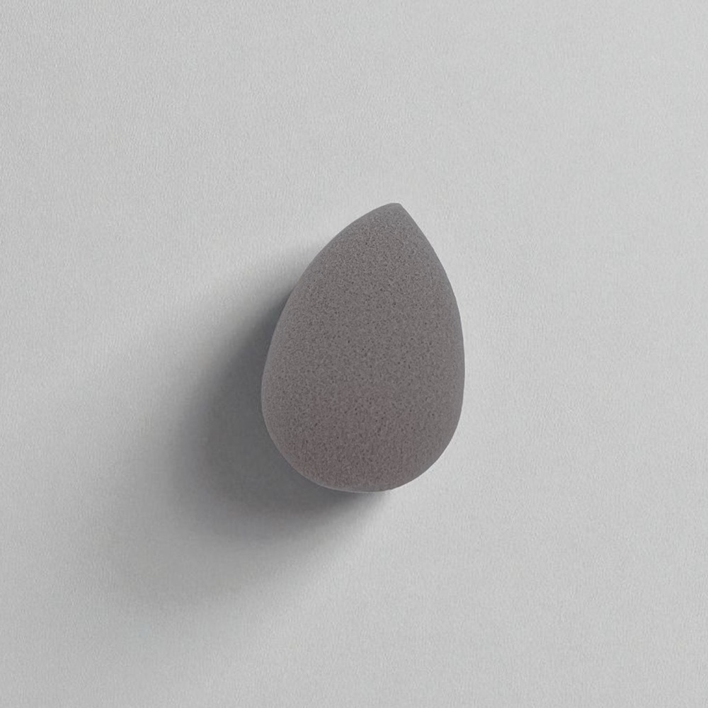 NEW Beauty Blender Beautyblusher Grey Makeup Sponge Latex-Free Foam Applicator
